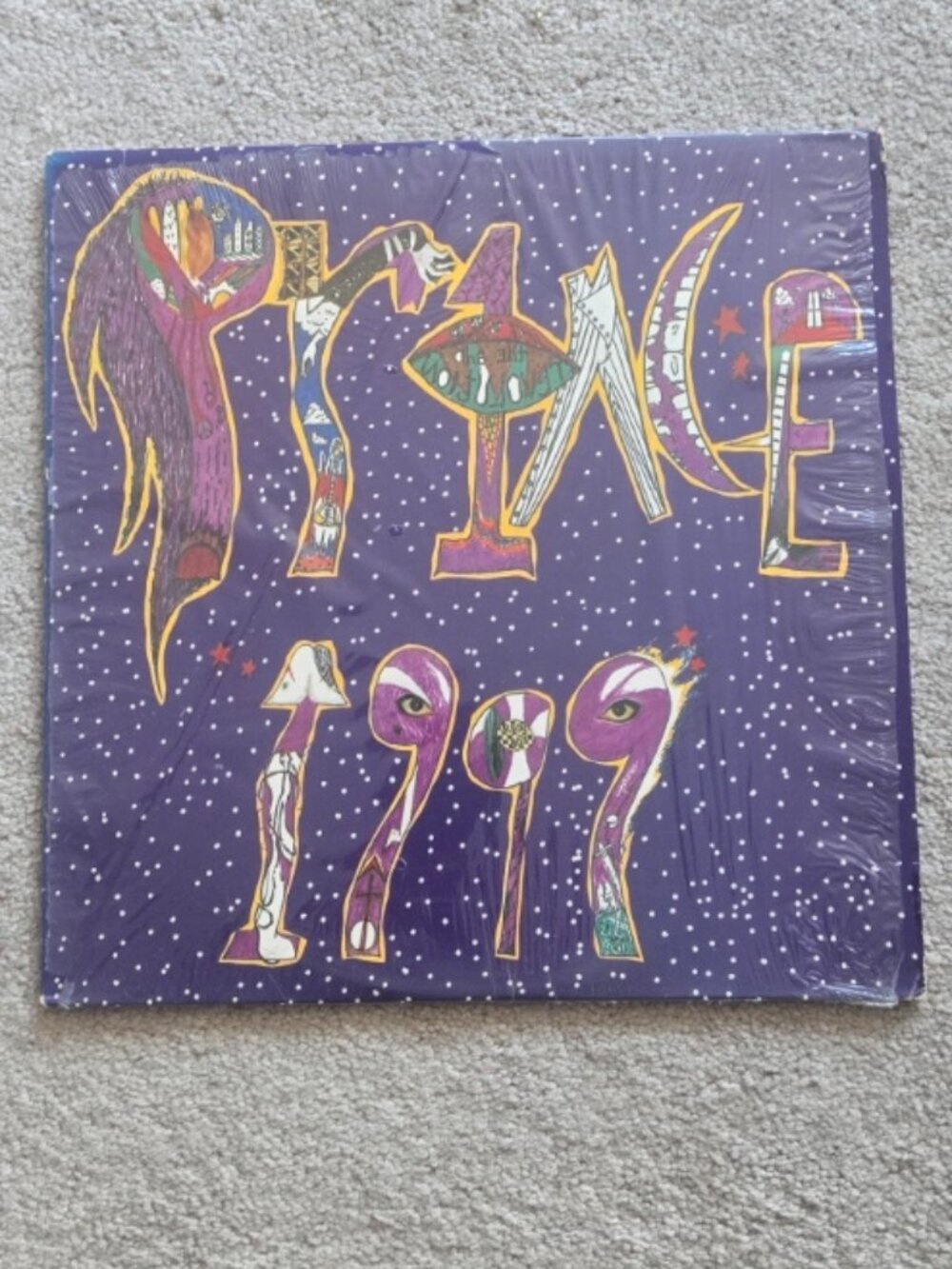 Prince 1999 Double Vinyl Album LP - Vintage